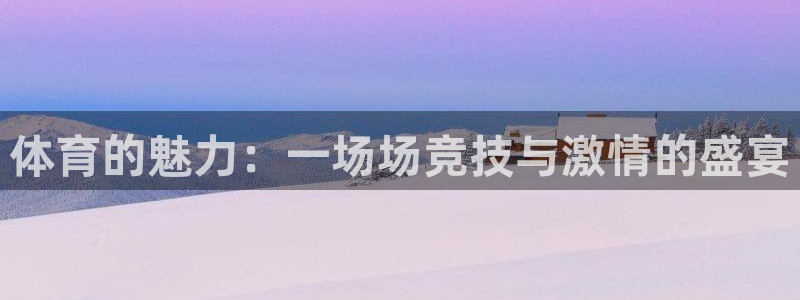体育的魅力：一场场竞技与激情的盛宴